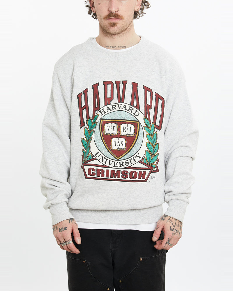 Vintage 90s Harvard Crimson Sweatshirt <br>L , The Real Deal , newtown, sydney, australia, thrift store, opshop, preloved, secondhand, sustainable, retro, antique, 70s, 80s, 90s, 2000s, 00s, fashion, clothing, streetwear, trendy, garment, style, boutique, store, shop, archive, sale, cheap, best, top