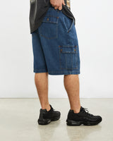 Vintage Run Arounds Denim Cargo Jorts <br>36"