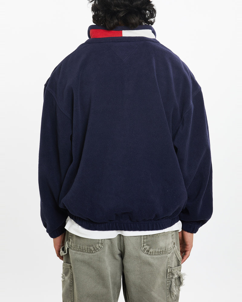 Vintage Tommy Hilfiger Quarter Zip Fleece Sweatshirt <br>L