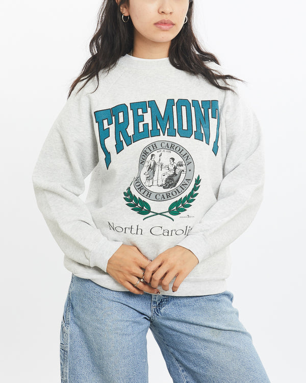 Vintage 1992 Fremont North Carolina Sweatshirt <br>XS , The Real Deal , newtown, sydney, australia, thrift store, opshop, preloved, secondhand, sustainable, retro, antique, 70s, 80s, 90s, 2000s, 00s, fashion, clothing, streetwear, trendy, garment, style, boutique, store, shop, archive, sale, cheap, best, top