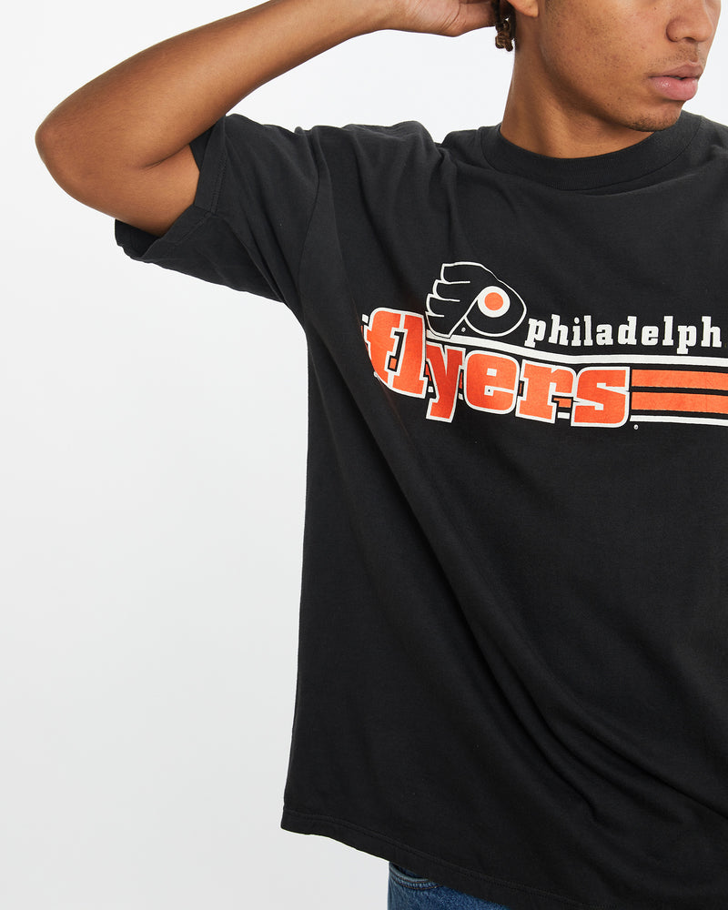 Vintage 90s NHL Philadelphia Flyers Tee <br>XL , The Real Deal , newtown, sydney, australia, thrift store, opshop, preloved, secondhand, sustainable, retro, antique, 70s, 80s, 90s, 2000s, 00s, fashion, clothing, streetwear, trendy, garment, style, boutique, store, shop, archive, sale, cheap, best, top