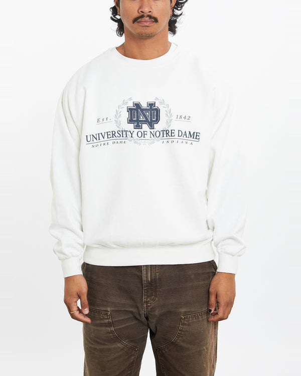 Vintage University of Notre Dame Sweatshirt <br>M , The Real Deal , newtown, sydney, australia, thrift store, opshop, preloved, secondhand, sustainable, retro, antique, 70s, 80s, 90s, 2000s, 00s, fashion, clothing, streetwear, trendy, garment, style, boutique, store, shop, archive, sale, cheap, best, top