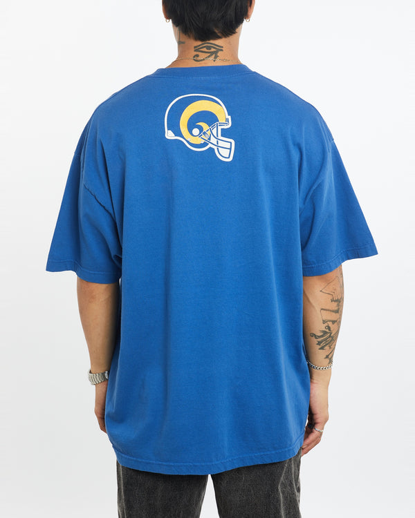 Vintage NFL St. Louis Rams Tee <br>XL , The Real Deal , newtown, sydney, australia, thrift store, opshop, preloved, secondhand, sustainable, retro, antique, 70s, 80s, 90s, 2000s, 00s, fashion, clothing, streetwear, trendy, garment, style, boutique, store, shop, archive, sale, cheap, best, top