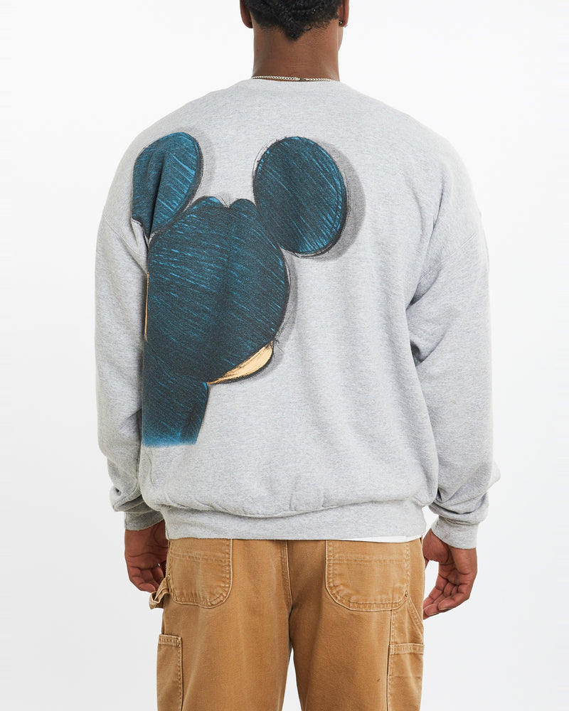 Vintage Disney Mickey Mouse Sweatshirt <br>XL , The Real Deal , newtown, sydney, australia, thrift store, opshop, preloved, secondhand, sustainable, retro, antique, 70s, 80s, 90s, 2000s, 00s, fashion, clothing, streetwear, trendy, garment, style, boutique, store, shop, archive, sale, cheap, best, top