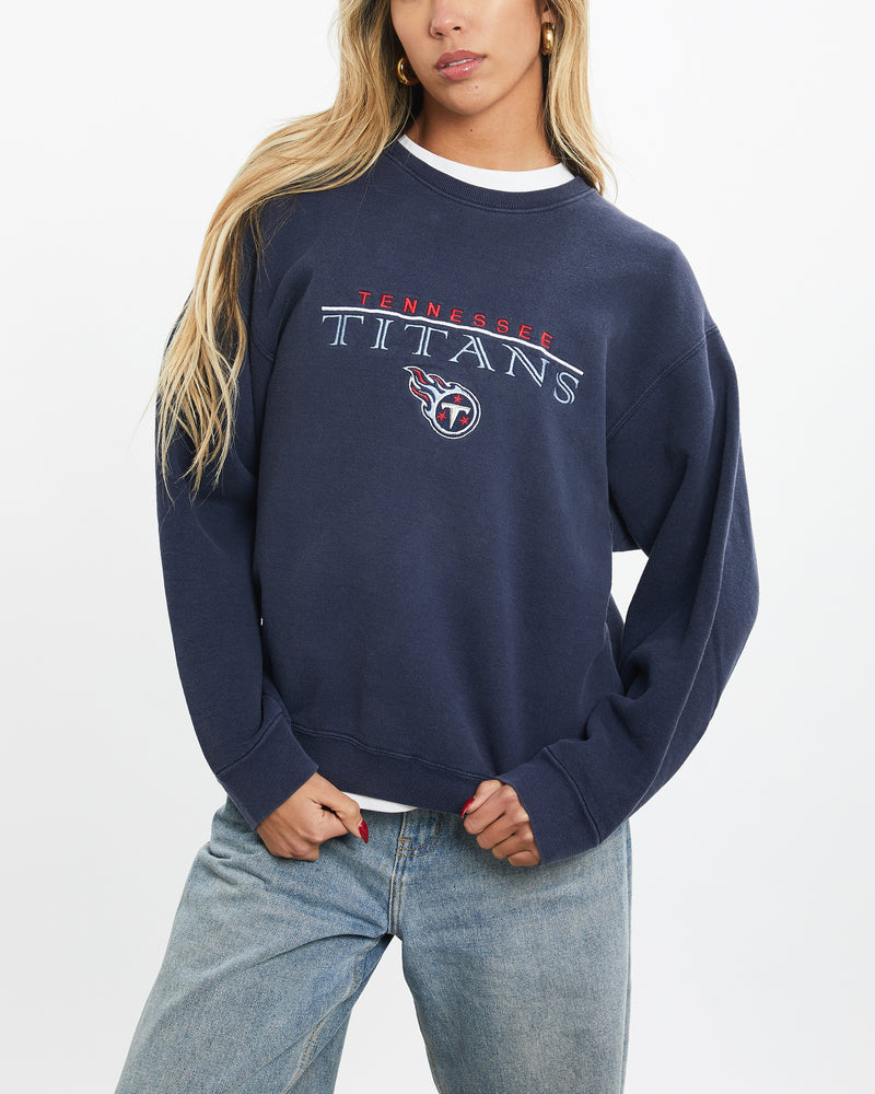 Vintage 90s NFL Tennessee Titans Sweatshirt <br>XS , The Real Deal , newtown, sydney, australia, thrift store, opshop, preloved, secondhand, sustainable, retro, antique, 70s, 80s, 90s, 2000s, 00s, fashion, clothing, streetwear, trendy, garment, style, boutique, store, shop, archive, sale, cheap, best, top