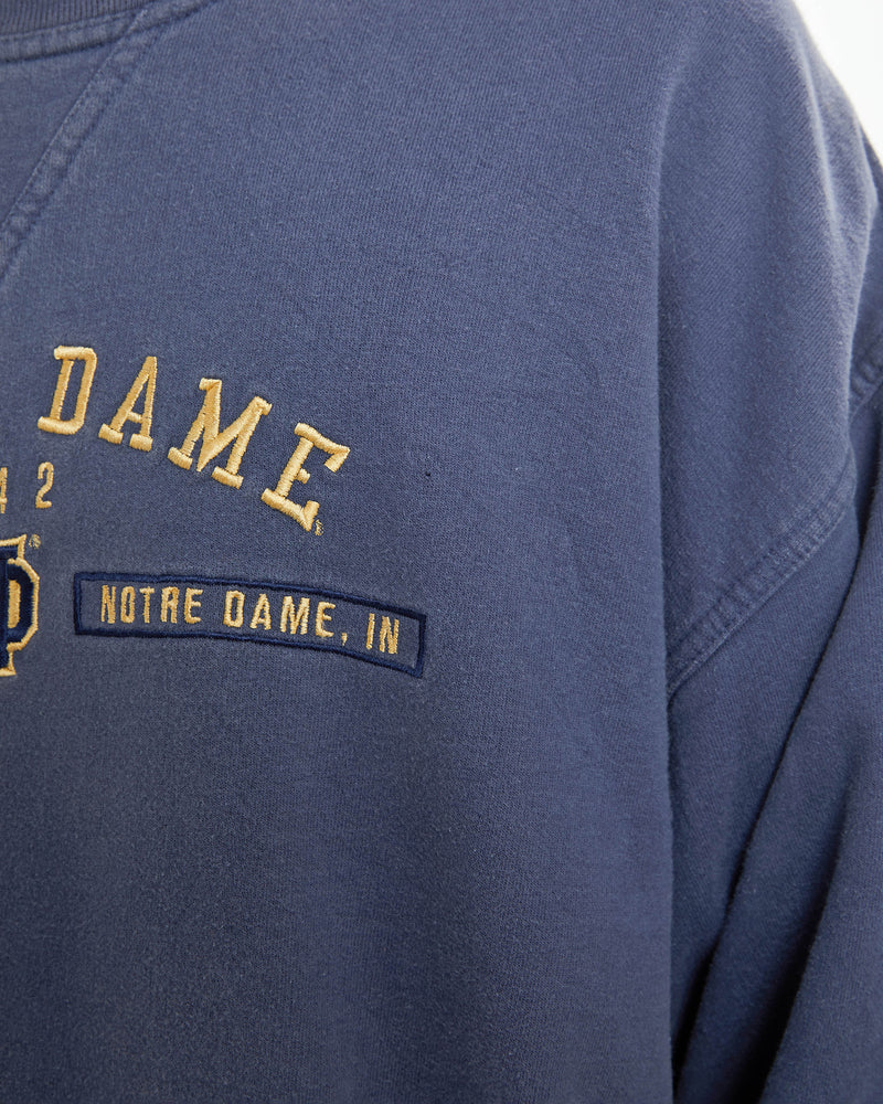 Vintage NCAA Notre Dame Fighting Irish Sweatshirt <br>XL , The Real Deal , newtown, sydney, australia, thrift store, opshop, preloved, secondhand, sustainable, retro, antique, 70s, 80s, 90s, 2000s, 00s, fashion, clothing, streetwear, trendy, garment, style, boutique, store, shop, archive, sale, cheap, best, top