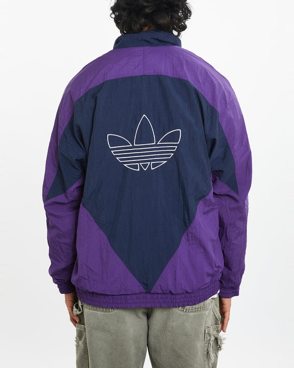 Vintage 90s Adidas Windbreaker Jacket <br>L , The Real Deal , newtown, sydney, australia, thrift store, opshop, preloved, secondhand, sustainable, retro, antique, 70s, 80s, 90s, 2000s, 00s, fashion, clothing, streetwear, trendy, garment, style, boutique, store, shop, archive, sale, cheap, best, top