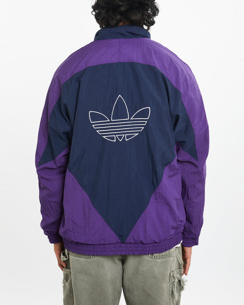 Vintage 90s Adidas Windbreaker Jacket <br>L , The Real Deal , newtown, sydney, australia, thrift store, opshop, preloved, secondhand, sustainable, retro, antique, 70s, 80s, 90s, 2000s, 00s, fashion, clothing, streetwear, trendy, garment, style, boutique, store, shop, archive, sale, cheap, best, top