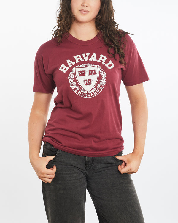 Vintage 80s Harvard University Tee <br>M , The Real Deal , newtown, sydney, australia, thrift store, opshop, preloved, secondhand, sustainable, retro, antique, 70s, 80s, 90s, 2000s, 00s, fashion, clothing, streetwear, trendy, garment, style, boutique, store, shop, archive, sale, cheap, best, top