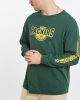 Vintage NFL Green Bay Packers Long Sleeve Tee <br>L , The Real Deal , newtown, sydney, australia, thrift store, opshop, preloved, secondhand, sustainable, retro, antique, 70s, 80s, 90s, 2000s, 00s, fashion, clothing, streetwear, trendy, garment, style, boutique, store, shop, archive, sale, cheap, best, top