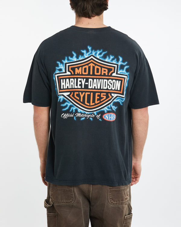 Vintage Harley Davidson Tee <br>XL , The Real Deal , newtown, sydney, australia, thrift store, opshop, preloved, secondhand, sustainable, retro, antique, 70s, 80s, 90s, 2000s, 00s, fashion, clothing, streetwear, trendy, garment, style, boutique, store, shop, archive, sale, cheap, best, top