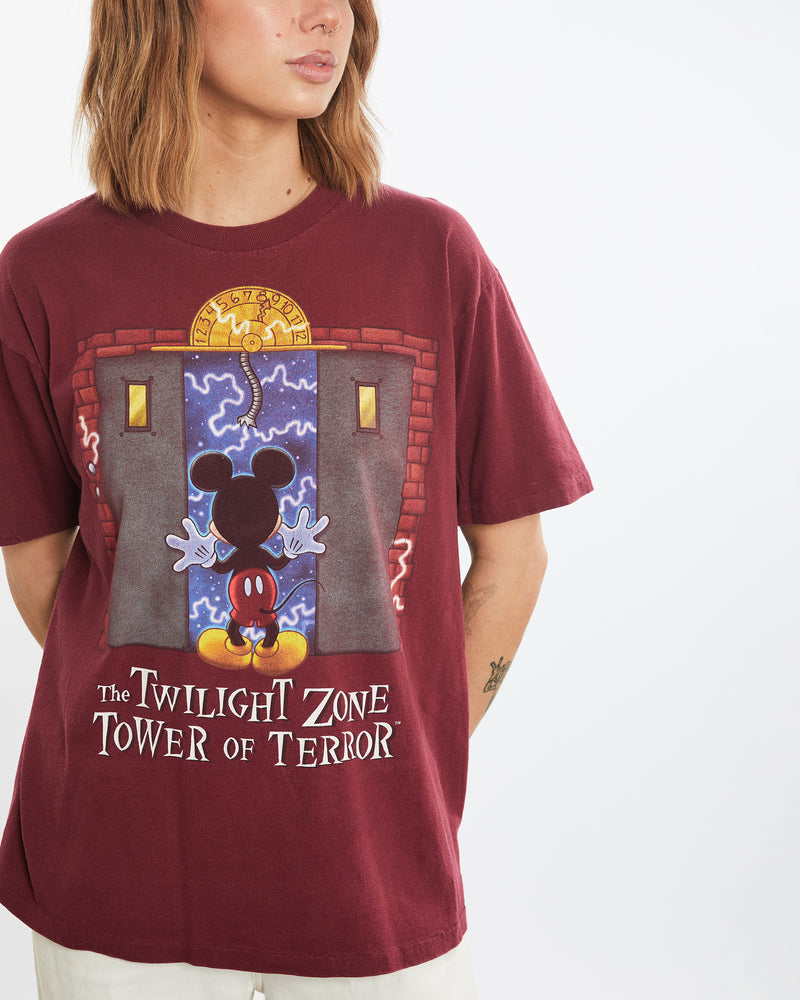 Vintage 90s Disney 'Twilight Zone Tower of Terror' Tee <br>M