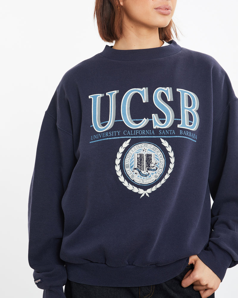 Vintage 90s University of California, Santa Barbara Sweatshirt <br>M , The Real Deal , newtown, sydney, australia, thrift store, opshop, preloved, secondhand, sustainable, retro, antique, 70s, 80s, 90s, 2000s, 00s, fashion, clothing, streetwear, trendy, garment, style, boutique, store, shop, archive, sale, cheap, best, top