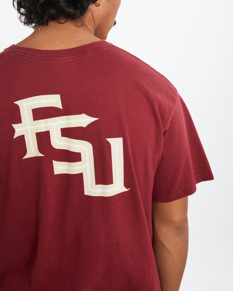 Vintage 90s Nike NCAA Florida State Seminoles Tee <br>M , The Real Deal , newtown, sydney, australia, thrift store, opshop, preloved, secondhand, sustainable, retro, antique, 70s, 80s, 90s, 2000s, 00s, fashion, clothing, streetwear, trendy, garment, style, boutique, store, shop, archive, sale, cheap, best, top