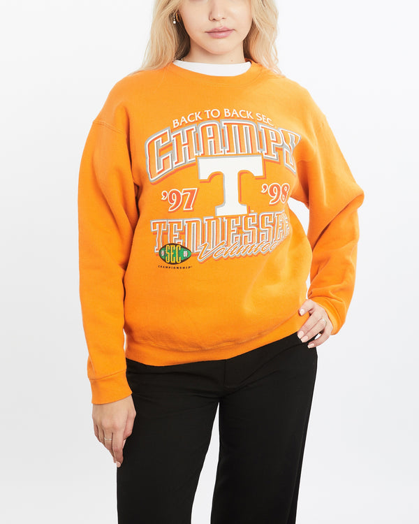 Vintage 1998 NCAA University of Tennessee Volunteers Sweatshirt <br>S , The Real Deal , newtown, sydney, australia, thrift store, opshop, preloved, secondhand, sustainable, retro, antique, 70s, 80s, 90s, 2000s, 00s, fashion, clothing, streetwear, trendy, garment, style, boutique, store, shop, archive, sale, cheap, best, top