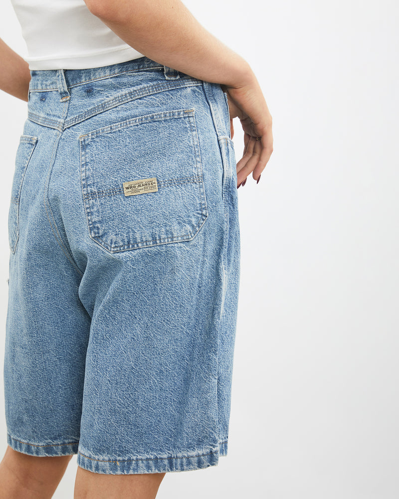 Vintage Wrangler Denim Carpenter Shorts <br>29" , The Real Deal , newtown, sydney, australia, thrift store, opshop, preloved, secondhand, sustainable, retro, antique, 70s, 80s, 90s, 2000s, 00s, fashion, clothing, streetwear, trendy, garment, style, boutique, store, shop, archive, sale, cheap, best, top