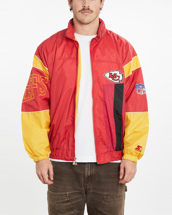 Vintage 90s NFL Kansas City Chiefs Windbreaker Jacket <br>XL