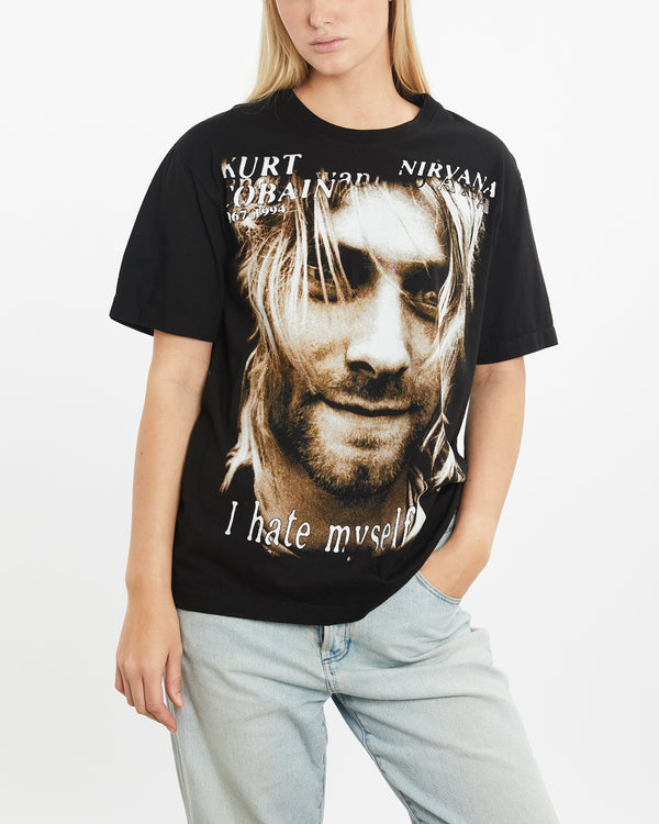 Vintage Nirvana Kurt Cobain Music Tee  <br>M