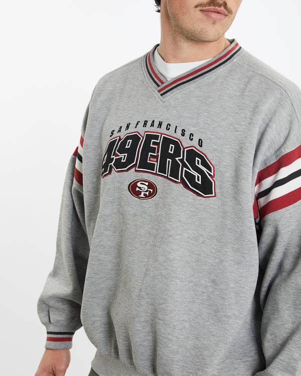 Vintage NFL San Francisco 49ers Sweatshirt <br>XL , The Real Deal , newtown, sydney, australia, thrift store, opshop, preloved, secondhand, sustainable, retro, antique, 70s, 80s, 90s, 2000s, 00s, fashion, clothing, streetwear, trendy, garment, style, boutique, store, shop, archive, sale, cheap, best, top