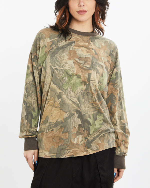 Vintage Realtree Camo Long Sleeve Tee <br>L