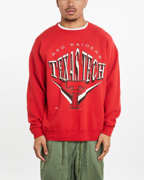 Vintage 90s NCAA Texas Tech Red Raiders Sweatshirt <br>XL