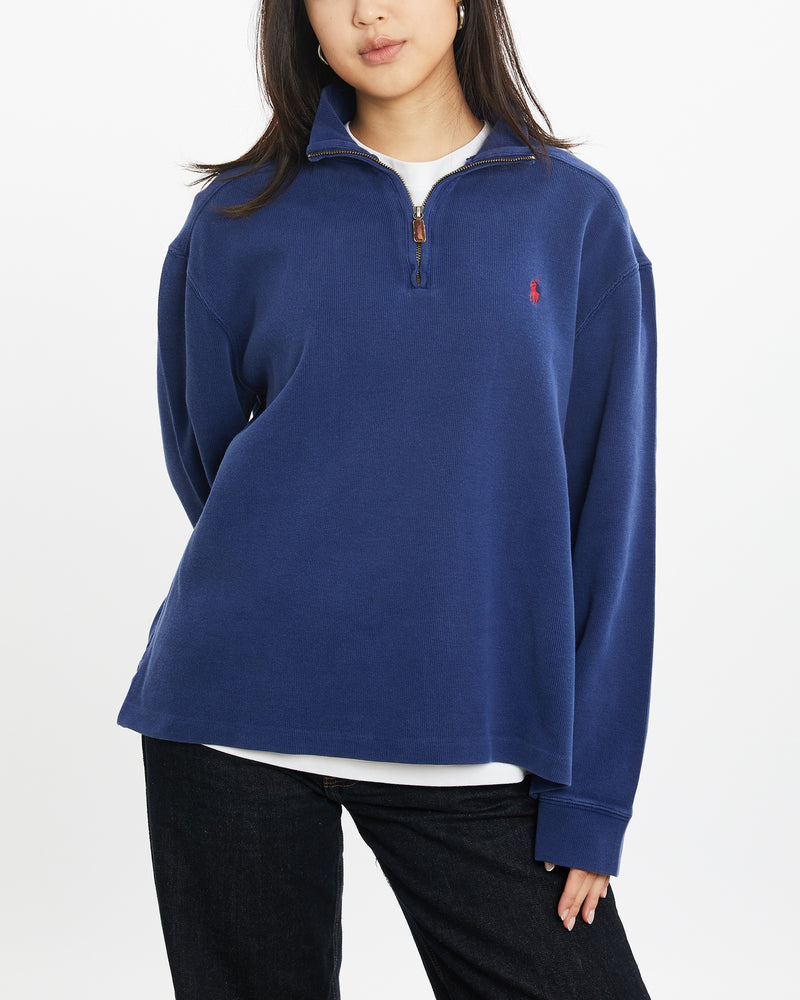 Vintage 90s Polo Ralph Lauren Quarter Zip Sweater <br>S