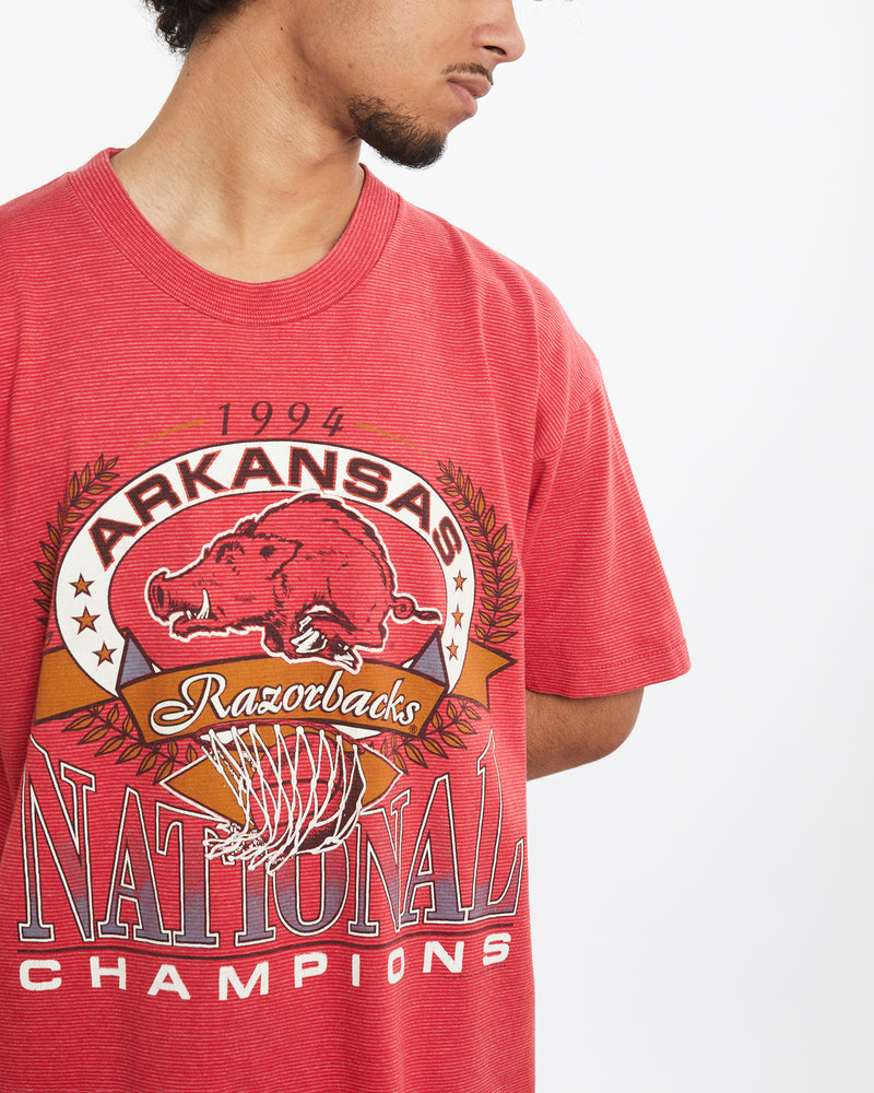 Vintage 1994 NCAA Arkansas Razorbacks Tee <br>M , The Real Deal , newtown, sydney, australia, thrift store, opshop, preloved, secondhand, sustainable, retro, antique, 70s, 80s, 90s, 2000s, 00s, fashion, clothing, streetwear, trendy, garment, style, boutique, store, shop, archive, sale, cheap, best, top