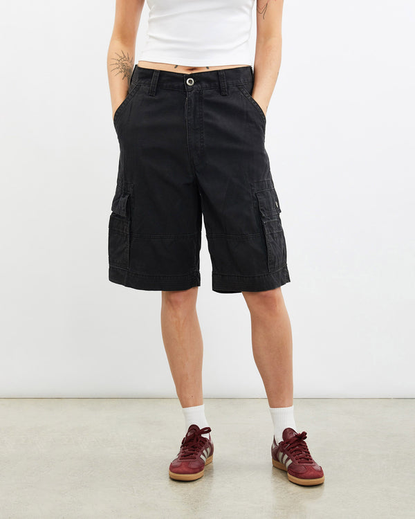 Vintage, Levi's, Cargo, Shorts, The Real Deal, size 31", colour Black, newtown, sydney, australia, thrift store, opshop, preloved, secondhand, sustainable, retro, antique, 70s, 80s, 90s, 2000s, 00s, fashion, clothing, streetwear, trendy, garment, style, boutique, store, shop, archive, sale, cheap, best, top, Shorts