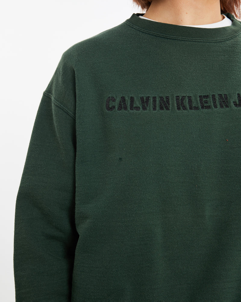 Vintage 90s Calvin Klein Jeans Sweatshirt <br>M , The Real Deal , newtown, sydney, australia, thrift store, opshop, preloved, secondhand, sustainable, retro, antique, 70s, 80s, 90s, 2000s, 00s, fashion, clothing, streetwear, trendy, garment, style, boutique, store, shop, archive, sale, cheap, best, top