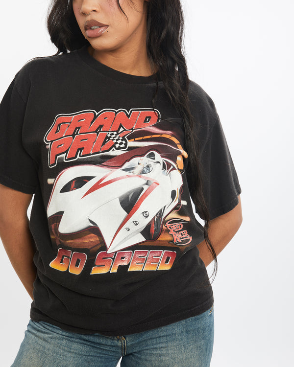 Vintage 90s Speed Racer Movie Tee <br>S , The Real Deal , newtown, sydney, australia, thrift store, opshop, preloved, secondhand, sustainable, retro, antique, 70s, 80s, 90s, 2000s, 00s, fashion, clothing, streetwear, trendy, garment, style, boutique, store, shop, archive, sale, cheap, best, top