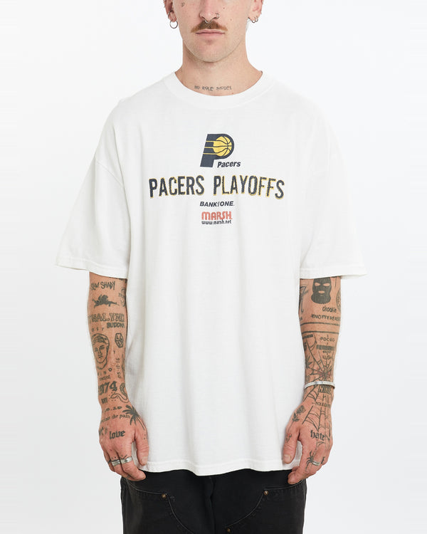 Vintage 90s NBA Indiana Pacers Tee <br>L , The Real Deal , newtown, sydney, australia, thrift store, opshop, preloved, secondhand, sustainable, retro, antique, 70s, 80s, 90s, 2000s, 00s, fashion, clothing, streetwear, trendy, garment, style, boutique, store, shop, archive, sale, cheap, best, top