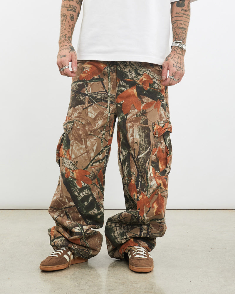 Vintage, Realtree, Camo, Cargo, Pants, The Real Deal, size 32", colour Multicolour, newtown, sydney, australia, thrift store, opshop, preloved, secondhand, sustainable, retro, antique, 70s, 80s, 90s, 2000s, 00s, fashion, clothing, streetwear, trendy, garment, style, boutique, store, shop, archive, sale, cheap, best, top, Pants