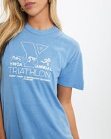 Vintage 80s YMCA Triathlon Tee <br>XS