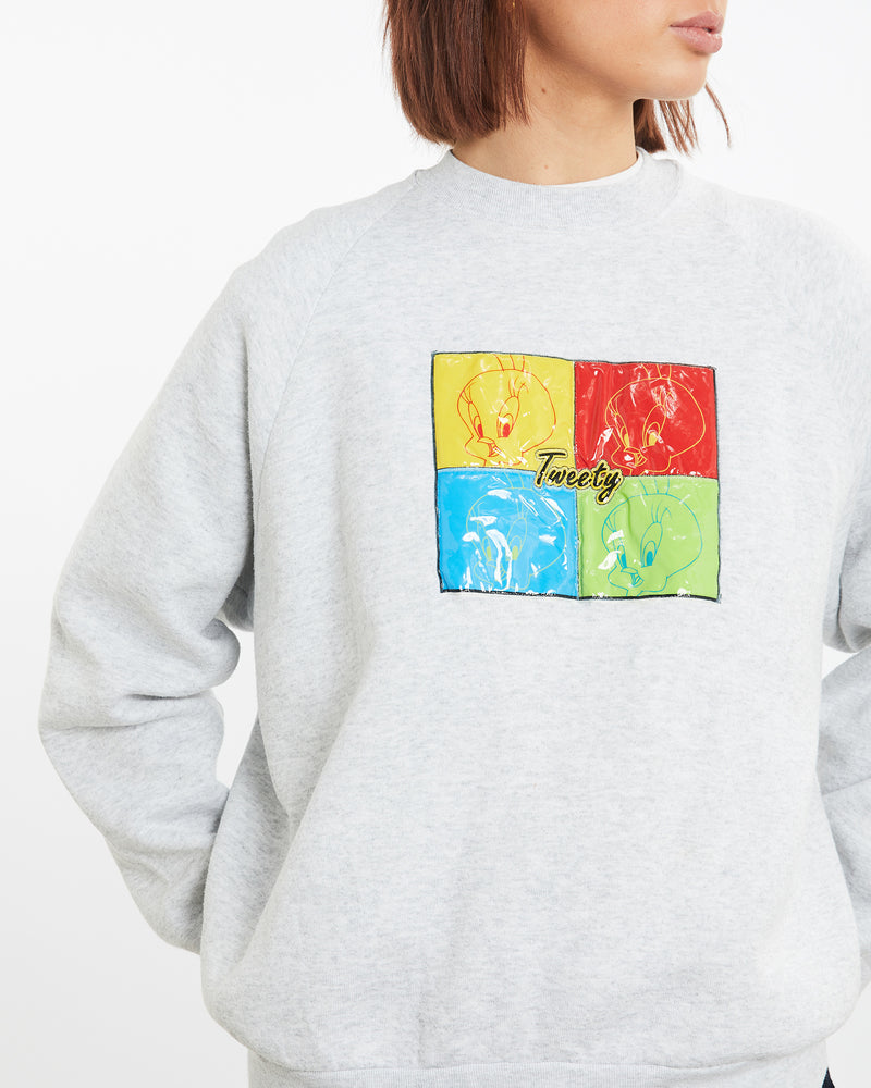 Vintage 1996 Looney Tunes Tweety Bird Sweatshirt <br>M