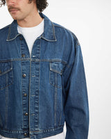 Vintage 90s Hard Rock Cafe Denim Jacket <br>XL