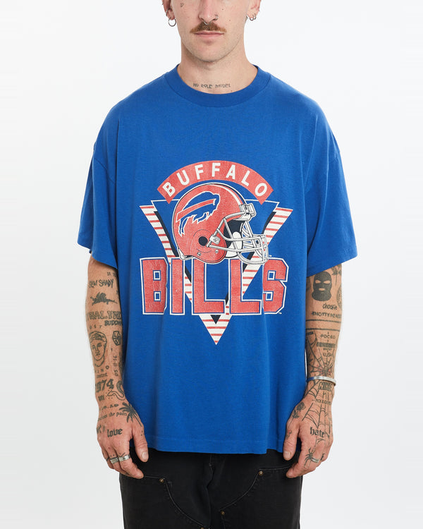 Vintage 80s NFL Buffalo Bills Tee <br>L , The Real Deal , newtown, sydney, australia, thrift store, opshop, preloved, secondhand, sustainable, retro, antique, 70s, 80s, 90s, 2000s, 00s, fashion, clothing, streetwear, trendy, garment, style, boutique, store, shop, archive, sale, cheap, best, top