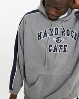 Vintage 90s Hard Rock Cafe Hooded Sweatshirt <br>M