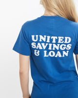 Vintage 80s Marshfield 'United Savings & Loan' Tee  <br>XS