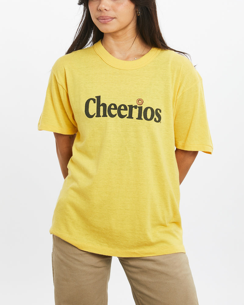 Vintage 70s Cheerios Tee <br>XS , The Real Deal , newtown, sydney, australia, thrift store, opshop, preloved, secondhand, sustainable, retro, antique, 70s, 80s, 90s, 2000s, 00s, fashion, clothing, streetwear, trendy, garment, style, boutique, store, shop, archive, sale, cheap, best, top