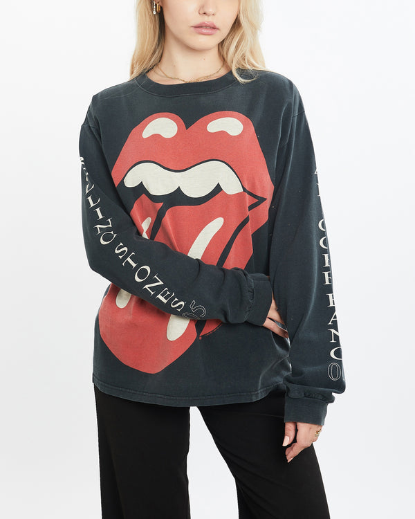 Vintage Rolling Stones 'A Bigger Bang Tour' Long Sleeve Tee <br>S , The Real Deal , newtown, sydney, australia, thrift store, opshop, preloved, secondhand, sustainable, retro, antique, 70s, 80s, 90s, 2000s, 00s, fashion, clothing, streetwear, trendy, garment, style, boutique, store, shop, archive, sale, cheap, best, top