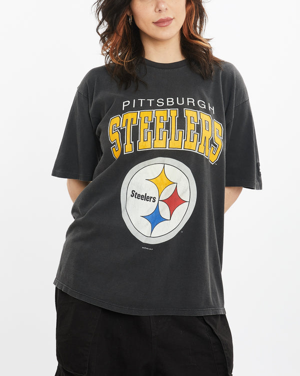 Vintage 1993 NFL Pittsburgh Steelers Tee <br>L , The Real Deal , newtown, sydney, australia, thrift store, opshop, preloved, secondhand, sustainable, retro, antique, 70s, 80s, 90s, 2000s, 00s, fashion, clothing, streetwear, trendy, garment, style, boutique, store, shop, archive, sale, cheap, best, top