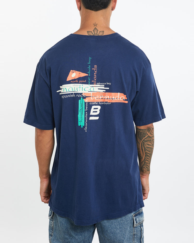 Vintage 90s Nautica 'Bermuda' Tee <br>XL