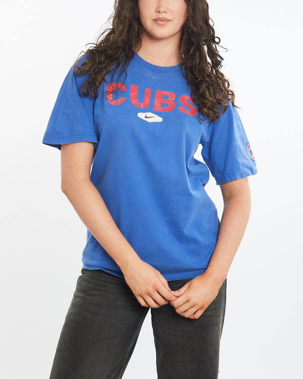 Vintage Nike MLB Chicago Cubs Tee <br>M , The Real Deal , newtown, sydney, australia, thrift store, opshop, preloved, secondhand, sustainable, retro, antique, 70s, 80s, 90s, 2000s, 00s, fashion, clothing, streetwear, trendy, garment, style, boutique, store, shop, archive, sale, cheap, best, top