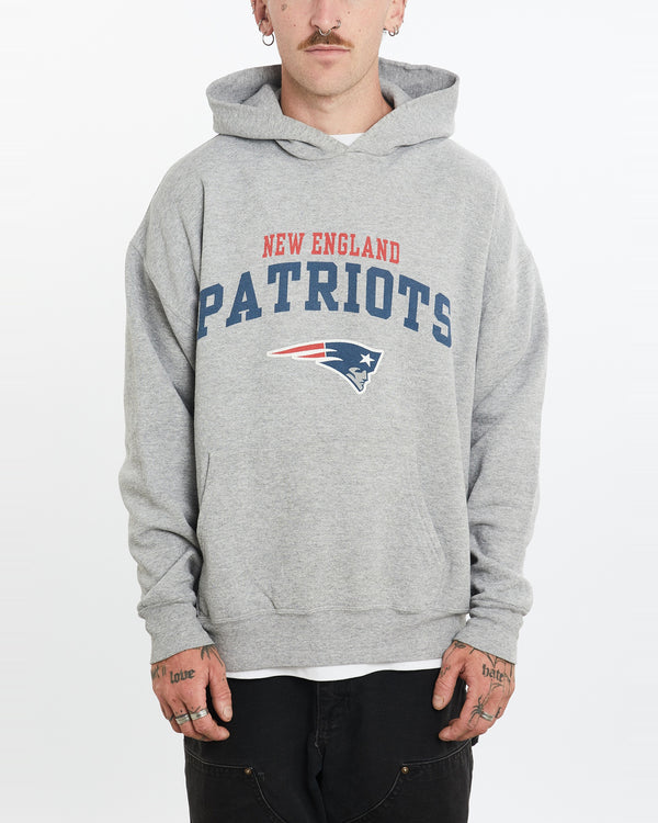 Vintage Starter NFL New England Patriots Hooded Sweatshirt <br>L , The Real Deal , newtown, sydney, australia, thrift store, opshop, preloved, secondhand, sustainable, retro, antique, 70s, 80s, 90s, 2000s, 00s, fashion, clothing, streetwear, trendy, garment, style, boutique, store, shop, archive, sale, cheap, best, top