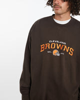 Vintage NFL Cleveland Browns Sweatshirt <br>XXL , The Real Deal , newtown, sydney, australia, thrift store, opshop, preloved, secondhand, sustainable, retro, antique, 70s, 80s, 90s, 2000s, 00s, fashion, clothing, streetwear, trendy, garment, style, boutique, store, shop, archive, sale, cheap, best, top