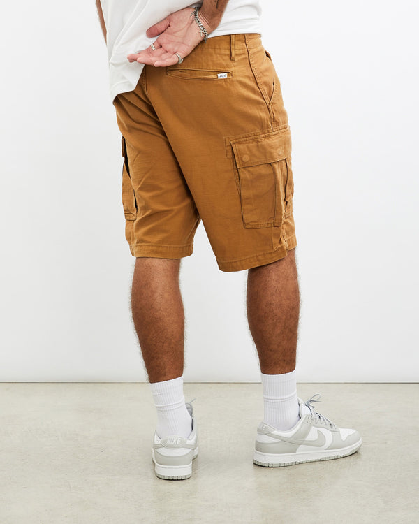 Vintage, Levi's, Cargo, Shorts, The Real Deal, size 35", colour Brown, newtown, sydney, australia, thrift store, opshop, preloved, secondhand, sustainable, retro, antique, 70s, 80s, 90s, 2000s, 00s, fashion, clothing, streetwear, trendy, garment, style, boutique, store, shop, archive, sale, cheap, best, top, Shorts