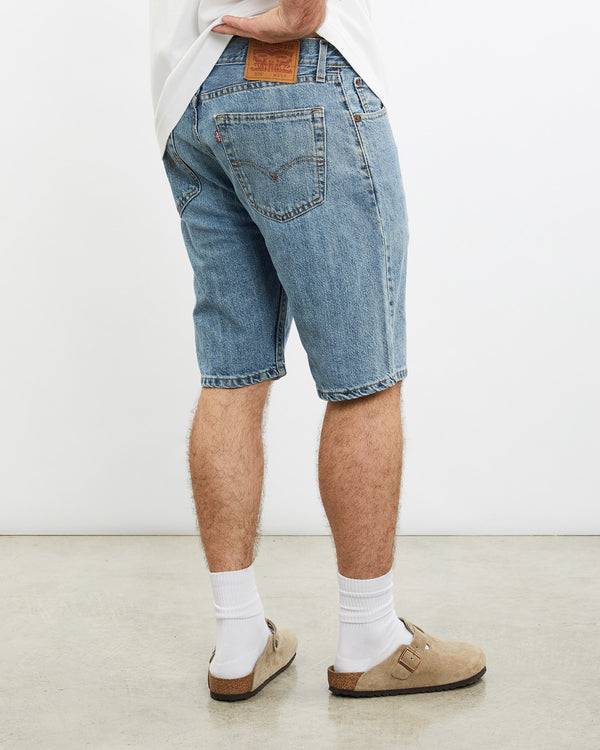 Vintage, Levi's, 505, Denim, Shorts, The Real Deal, size 32", colour Blue, newtown, sydney, australia, thrift store, opshop, preloved, secondhand, sustainable, retro, antique, 70s, 80s, 90s, 2000s, 00s, fashion, clothing, streetwear, trendy, garment, style, boutique, store, shop, archive, sale, cheap, best, top, Shorts