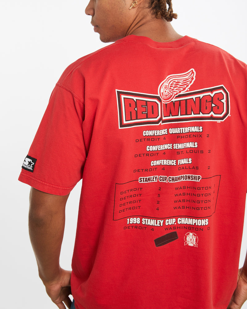 Vintage 1998 NHL Detroit Red Wings Tee <br>XL , The Real Deal , newtown, sydney, australia, thrift store, opshop, preloved, secondhand, sustainable, retro, antique, 70s, 80s, 90s, 2000s, 00s, fashion, clothing, streetwear, trendy, garment, style, boutique, store, shop, archive, sale, cheap, best, top