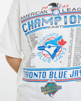 Vintage 1993 MLB Toronto Blue Jays Tee <br>M , The Real Deal , newtown, sydney, australia, thrift store, opshop, preloved, secondhand, sustainable, retro, antique, 70s, 80s, 90s, 2000s, 00s, fashion, clothing, streetwear, trendy, garment, style, boutique, store, shop, archive, sale, cheap, best, top