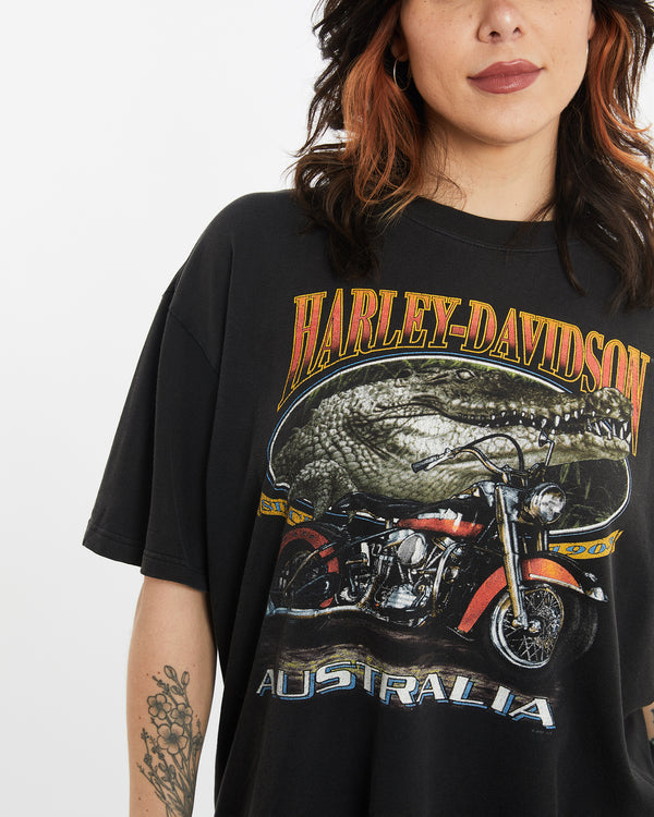 Vintage Harley Davidson Tee <br>M , The Real Deal , newtown, sydney, australia, thrift store, opshop, preloved, secondhand, sustainable, retro, antique, 70s, 80s, 90s, 2000s, 00s, fashion, clothing, streetwear, trendy, garment, style, boutique, store, shop, archive, sale, cheap, best, top